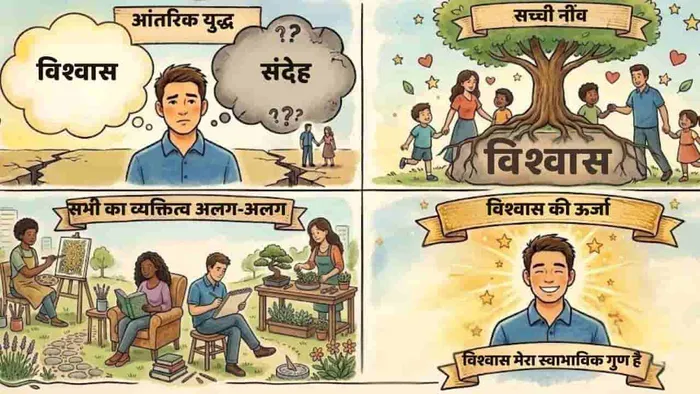 दूसरों पर संदेह नहीं, विश्वास रखें