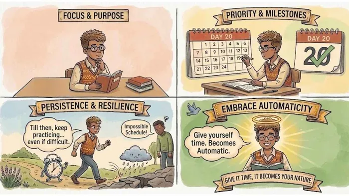 Executing Right Habits Consistently

