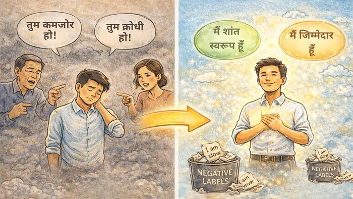 स्वयं के प्रति नकारात्मक लेबल को बदलें