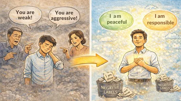 Replacing Negative Labels Given To The Self
