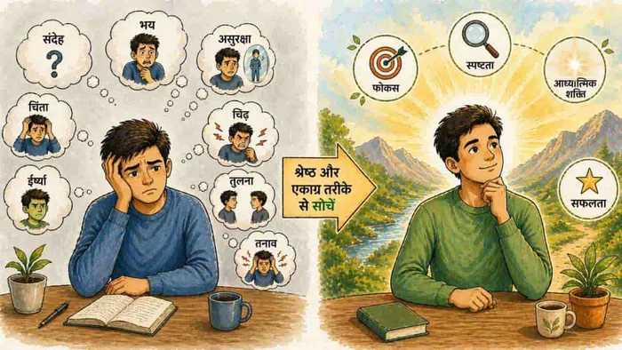 एकाग्र और सकारात्मक विचारों का अनुभव बनाए रखना (भाग 1)