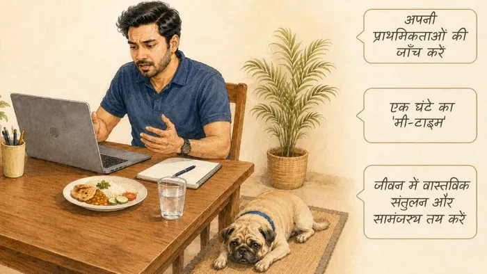 अपने काम और जीवन के बीच बेहतर संतुलन कैसे बनाएँ