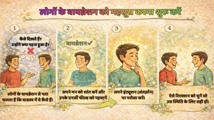 लोगों के वायब्रेशन को महसूस करना शुरू करें