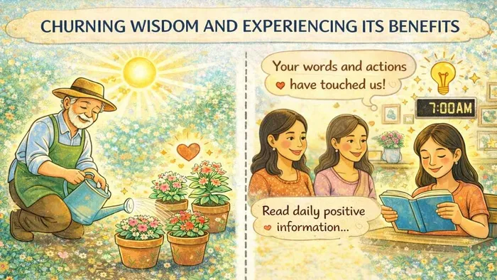 Churning Wisdom And Experiencing Its Benefits (Part 1)