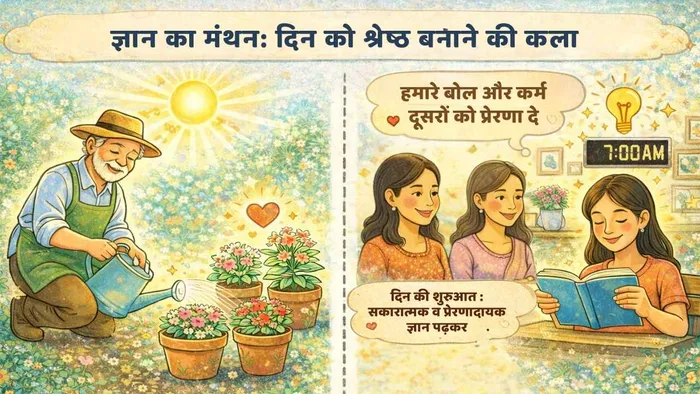 ज्ञान का मंथन: दिन को श्रेष्ठ बनाने की कला (भाग 1)