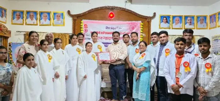 भरतपुर में  भव्य रक्तदान शिविर - दादी प्रकाशमणि जी की 18वीं पुण्यतिथि पर 231 यूनिट रक्त संग्रहित