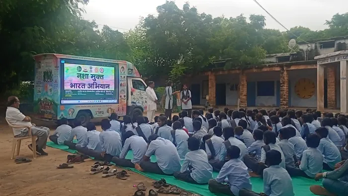 बिलारा में नशा मुक्त भारत अभियान के तहत जागरूकता एवं ध्यान सत्र