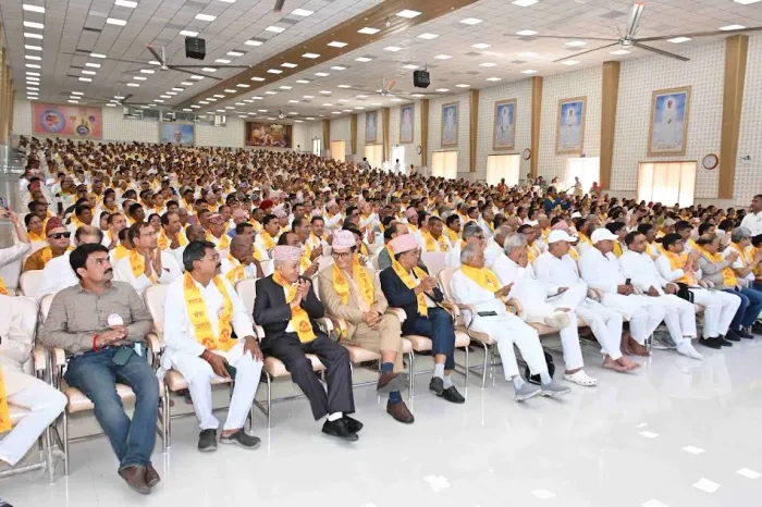 आबू रोड में ‘आध्यात्मिक जागृति से विश्व परिवर्तन’ विषय पर समाज सेवा प्रभाग के राष्ट्रीय सम्मेलन का शुभारंभ — photo ga… आबू रोड में ‘आध्यात्मिक जागृति से विश्व परिवर्तन’ विषय पर समाज सेवा प्रभाग के राष्ट्रीय सम्मेलन का शुभारंभ — photo gallery 3