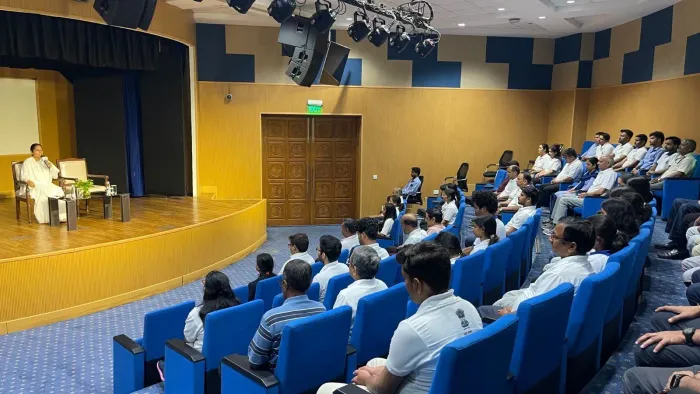 "Overcoming Stress" Rajyoga Meditation Session for Officers of the Ministry of Social Justice and Empowerment