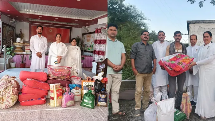 Brahma Kumaris Aid Landslide Victims in Billawar