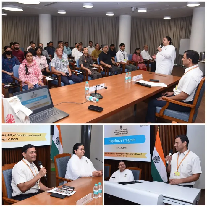 Brahma Kumaris Conduct Happitude Programme at Ministry of Law & Justice — photo gallery 3 Brahma Kumaris Conduct Happitude Programme at Ministry of Law & Justice — photo gallery 3