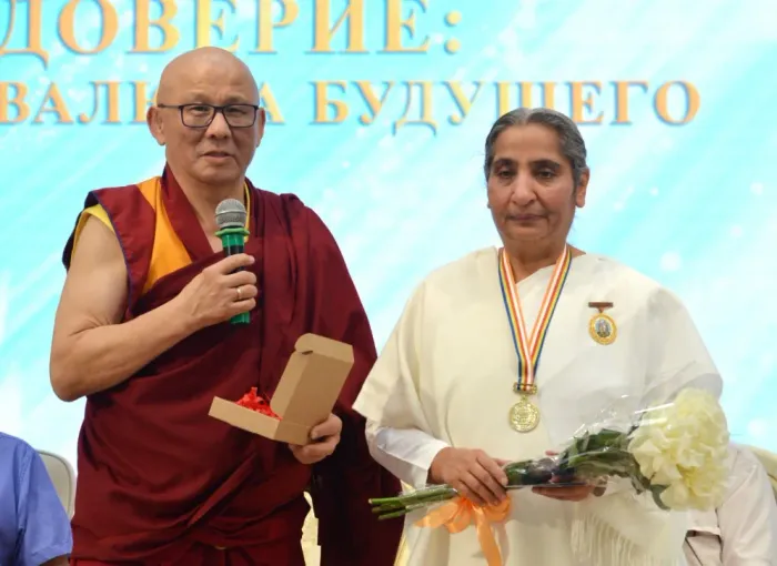 Rajyogini BK Santosh Didi Receives Two Prestigious Awards in St. Petersburg, Russia — gallery photo 1
