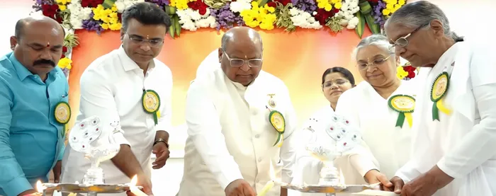 बालानगर में नवनिर्मित ‘विश्व शांति भवन’ का भव्य लोकार्पण, 33 वर्षों की ईश्वरीय सेवा की स्वर्ण यात्रा का साक्षी — phot… बालानगर में नवनिर्मित ‘विश्व शांति भवन’ का भव्य लोकार्पण, 33 वर्षों की ईश्वरीय सेवा की स्वर्ण यात्रा का साक्षी — photo gallery 3