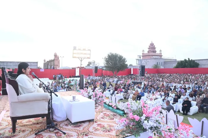 बीकानेर में आत्मिक परिवर्तन का संदेश – हजारों की उपस्थिति में बी के शिवानी दीदी का उद्बोधन