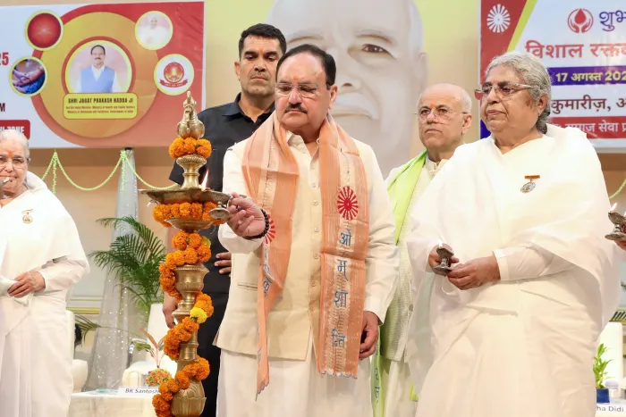 Heartfelt gratitude to Hon'ble  JPNaddaJi for launching the Blood Donation  Campaign in Gurugram