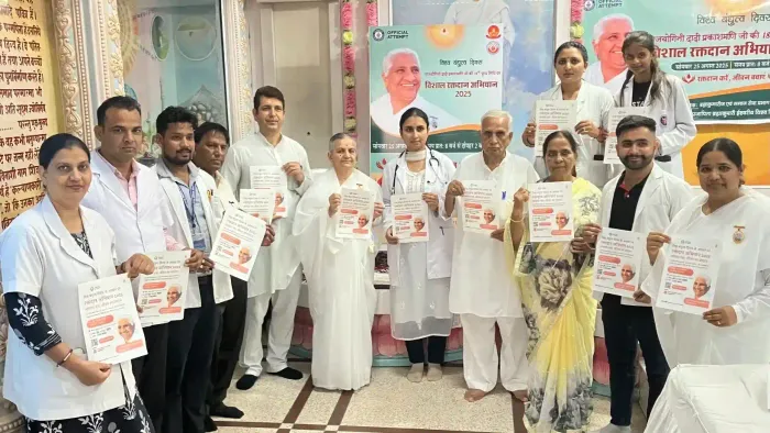 मानव सेवा की मिसाल: बीकानेर में दादी प्रकाशमणि जी की पुण्यतिथि पर रक्तदान शिविर