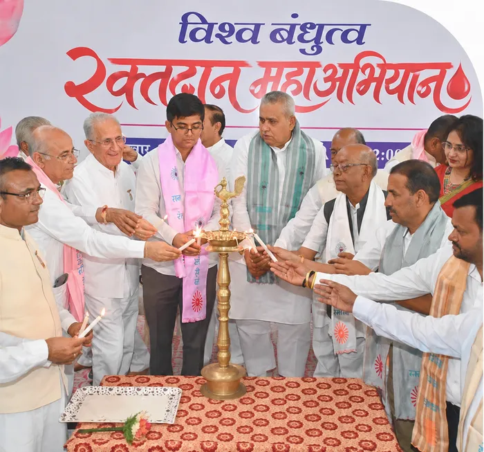 ब्रह्माकुमारीज़ मुख्यालय शांतिवन से रक्तदान महाअभियान का शुभारंभ, 1 लाख यूनिट रक्त संग्रह का लक्ष्य — gallery photo 10