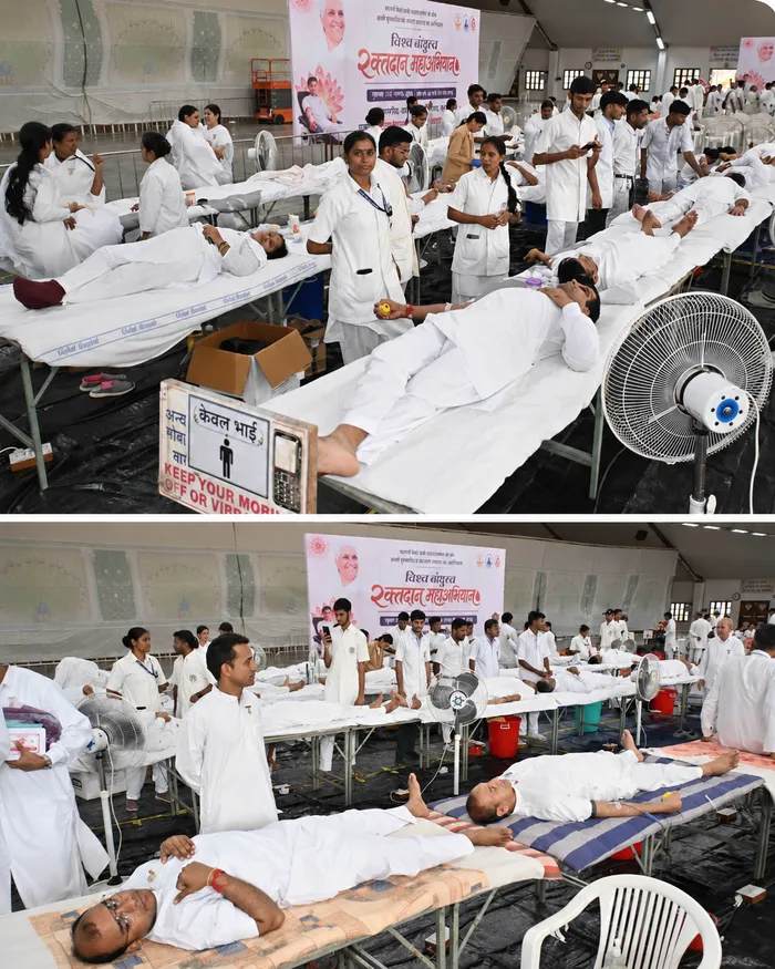 ब्रह्माकुमारीज़ मुख्यालय शांतिवन से रक्तदान महाअभियान का शुभारंभ, 1 लाख यूनिट रक्त संग्रह का लक्ष्य — gallery photo 11