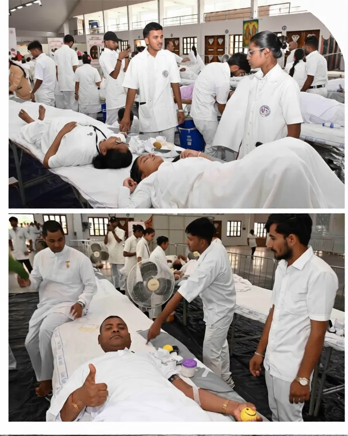 ब्रह्माकुमारीज़ मुख्यालय शांतिवन से रक्तदान महाअभियान का शुभारंभ, 1 लाख यूनिट रक्त संग्रह का लक्ष्य — photo gallery 7 ब्रह्माकुमारीज़ मुख्यालय शांतिवन से रक्तदान महाअभियान का शुभारंभ, 1 लाख यूनिट रक्त संग्रह का लक्ष्य — photo gallery 7