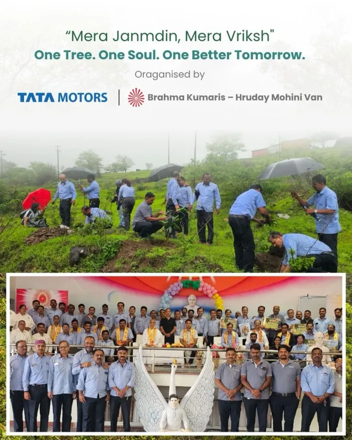 Tata Motors Employees Celebrate Birthdays by Planting 220 Trees at Brahma Kumaris Hruday Mohini Van — gallery photo 4