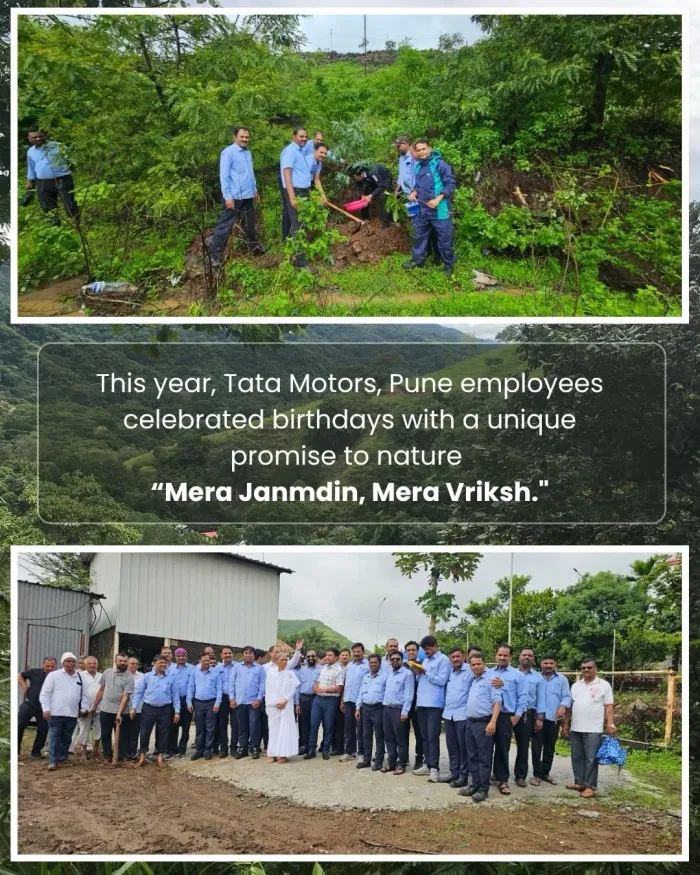 Tata Motors Employees Celebrate Birthdays by Planting 220 Trees at Brahma Kumaris Hruday Mohini Van — gallery photo 13