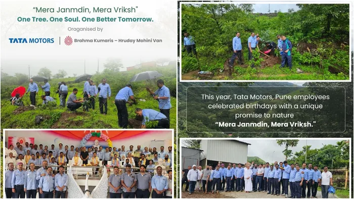 Tata Motors Employees Celebrate Birthdays by Planting 220 Trees at Brahma Kumaris Hruday Mohini Van