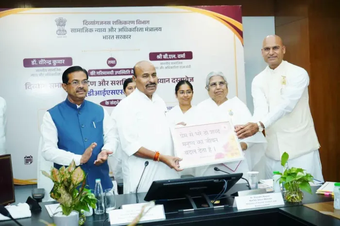 New Delhi: Brahma Kumaris’ RERF Signs MoU with Department for Empowerment of Persons with Disabilities — gallery photo 13