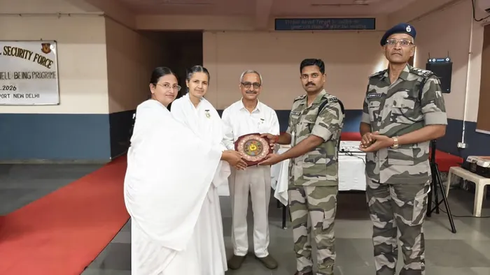 CISF Delhi Airport Organises Mental Health & Well-Being Programme in Collaboration with Brahma Kumaris — photo gallery 3 CISF Delhi Airport Organises Mental Health & Well-Being Programme in Collaboration with Brahma Kumaris — photo gallery 3