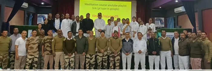 Mental Well-Being & Meditation Session Conducted by Brahma Kumaris for CISF Personnel in Digboi and Subansiri