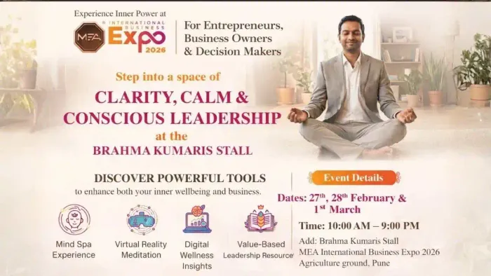 Business Meets Inner Power: Brahma Kumaris at MEA International Business Expo 2026, Pune