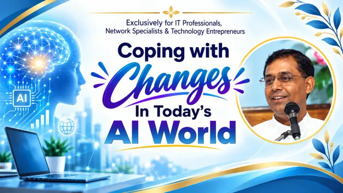 Coping with Changes in Today’s AI World: Special session for IT professionals in Nagpur event at Vishwa Shanti Sarovar, Nagpur