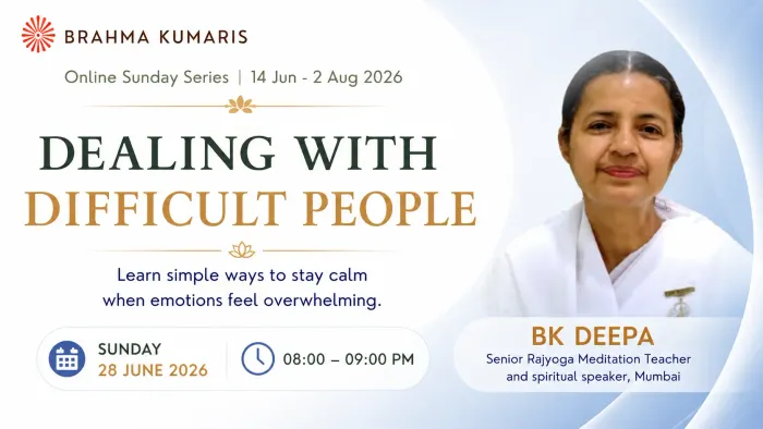 Overcoming Overthinking: BK Sister Deepa to Address the Art of Dealing with Difficult People event at Om Shanti Retreat Centre - Gurugaon