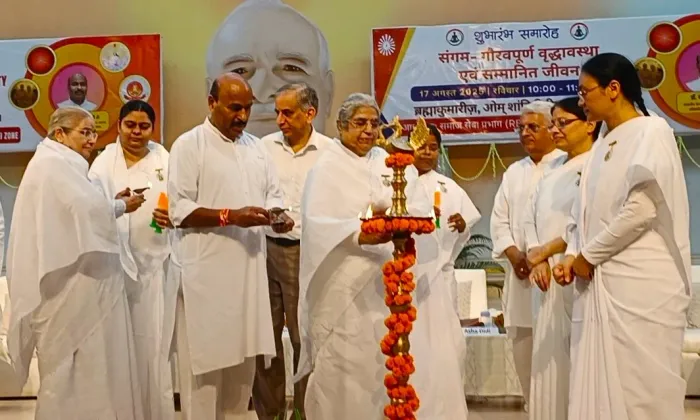 ओम शांति रिट्रीट सेंटर गुरुग्राम में ‘संगम-गौरवपूर्ण वृद्धावस्था एवं सामाजिक जीवन अभियान’ का शुभारम्भ