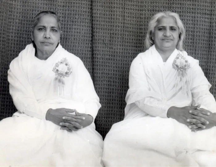 Dadi Prakashmani ji with Didi Manmohini ji