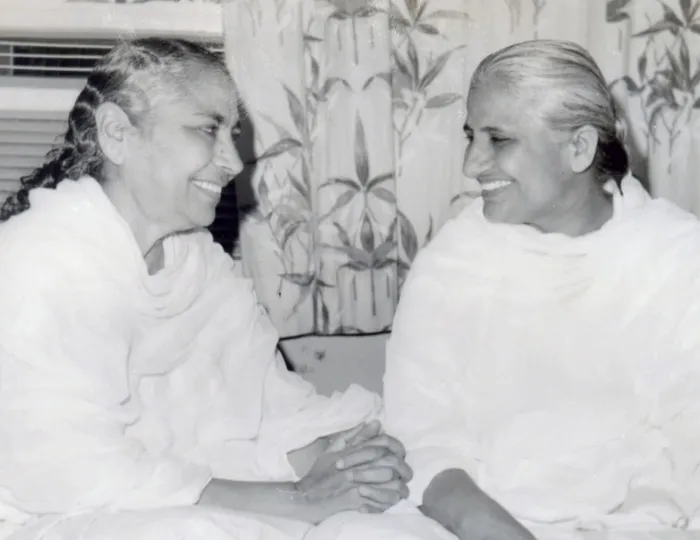 Dadi Prakashmani ji with Didi Manmohini ji