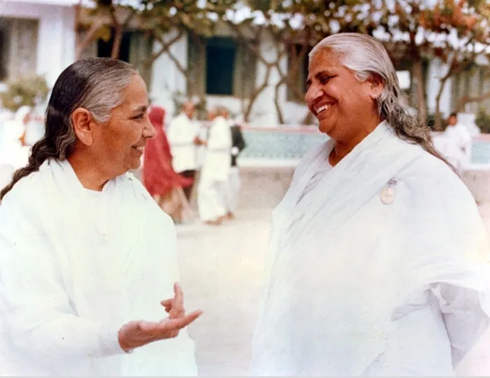 Dadi Prakashmani ji with Didi Manmohini ji