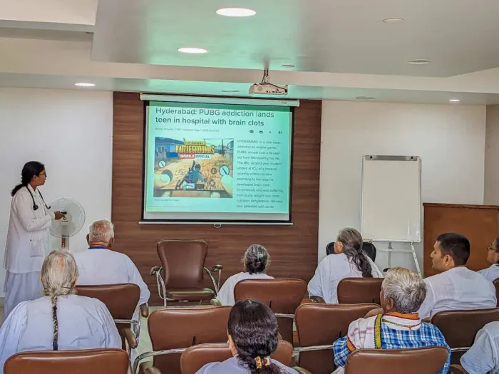 Digital Wellness Awareness Session Conducted at Global Hospital During Diabetes HOPE Retreat