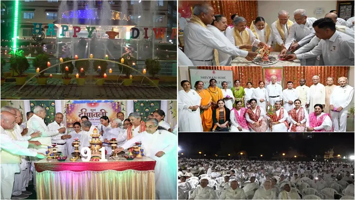 आबू रोड में मनमोहिनी वन और शिवमणि होम में दीपावली का दिव्य उत्सव – दीपों की रोशनी के साथ प्रेम, स्नेह और खुशियों का संदेश