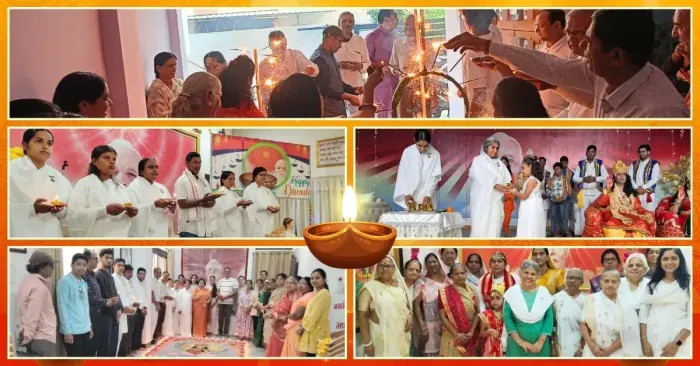 देशभर के ब्रह्माकुमारी सेवा केंद्रों में दिव्यता और आत्मिक प्रकाश से जगमगाया दीपोत्सव
