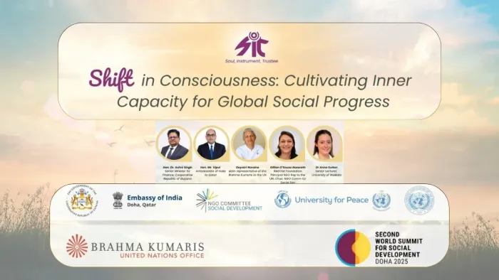 Shift in Consciousness: Cultivating Inner Capacity for Global Social Progress