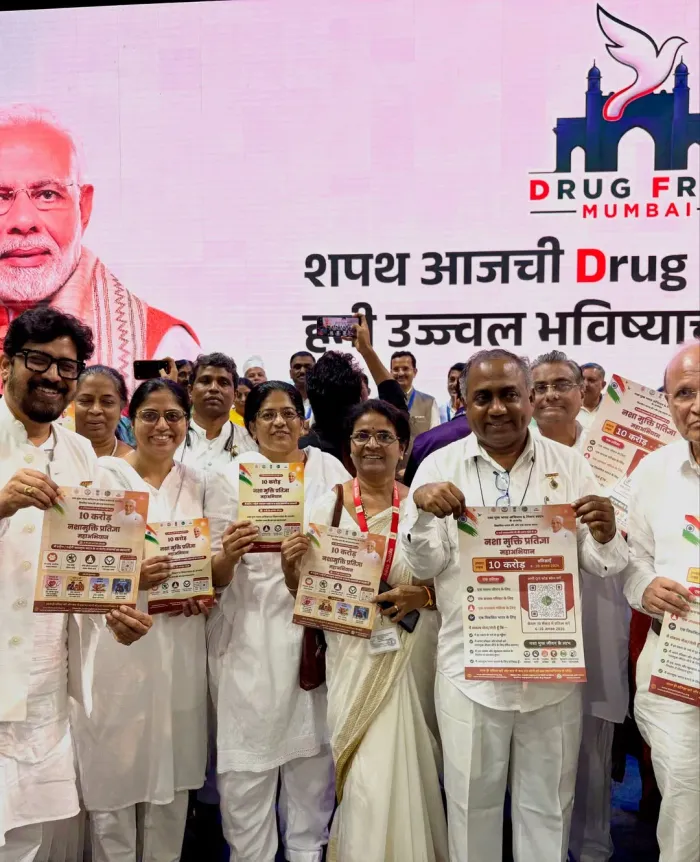 Brahma Kumaris Participates in Drug-Free Mumbai Pledge Programme — photo gallery 5 Brahma Kumaris Participates in Drug-Free Mumbai Pledge Programme — photo gallery 5