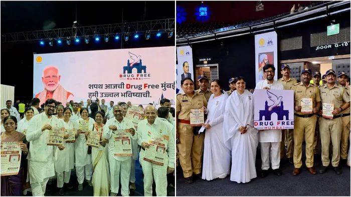 Brahma Kumaris Participates in Drug-Free Mumbai Pledge Programme Brahma Kumaris Participates in Drug-Free Mumbai Pledge Programme