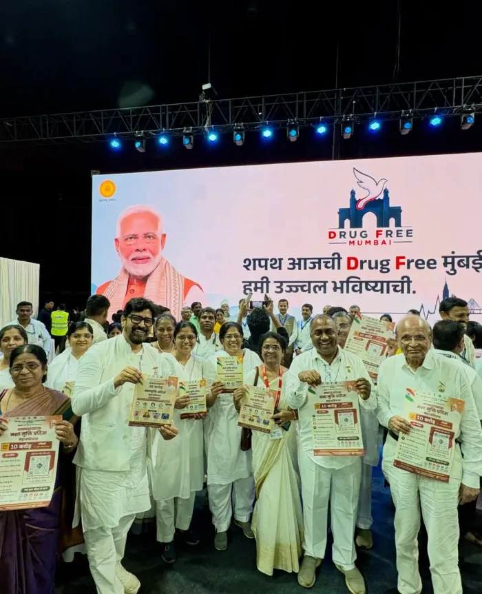 Brahma Kumaris Participates in Drug-Free Mumbai Pledge Programme — photo gallery 3 Brahma Kumaris Participates in Drug-Free Mumbai Pledge Programme — photo gallery 3