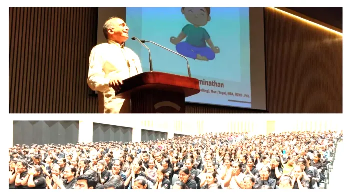 Stress to Serenity: Rajkot Youth Embrace Positive Change through Spiritual Wisdom