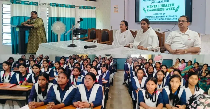 जबलपुर में मेंटल हेल्थ अवेयरनेस वीक – राजयोग से सीखी मानसिक शांति की राह