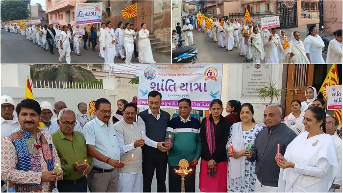 गुजरात में शांति का महापर्व: उमरेठ से राजकोट तक हजारों सेवाकेन्द्रों के संग भव्य दिव्य शांति यात्रा का ऐतिहासिक आयोजन