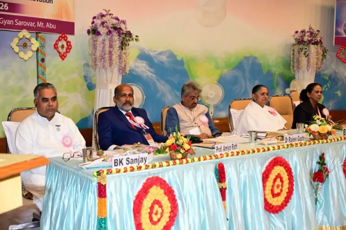 Gyan Sarovar, Abu Raj Hosts National SIR Conference & Meditation Retreat 2026 – “From Data to Divinity” — photo galle… Gyan Sarovar, Abu Raj Hosts National SIR Conference & Meditation Retreat 2026 – “From Data to Divinity” — photo gallery 3