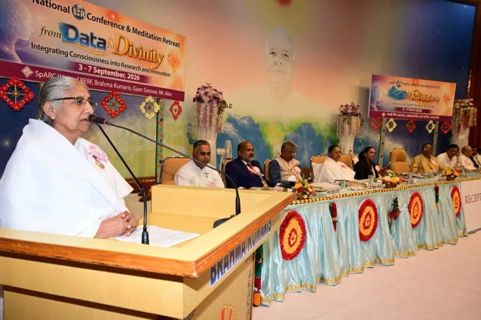 Gyan Sarovar, Abu Raj Hosts National SIR Conference & Meditation Retreat 2026 – “From Data to Divinity” — photo galle… Gyan Sarovar, Abu Raj Hosts National SIR Conference & Meditation Retreat 2026 – “From Data to Divinity” — photo gallery 7