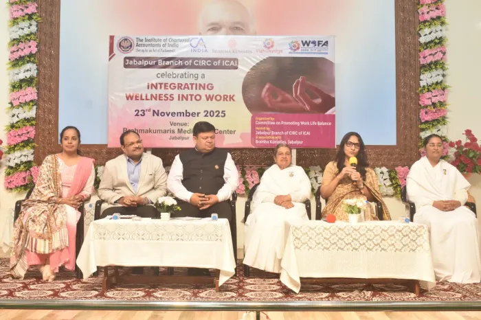 जबलपुर में ICAI वेलनेस वीक अंतर्गत विशेष स्वास्थ्य एवं ध्यान कार्यक्रम संपन्न