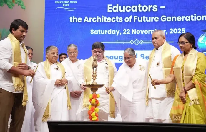 Inauguration of the Educators Symposium at Shanti Sarovar, Hyderabad
